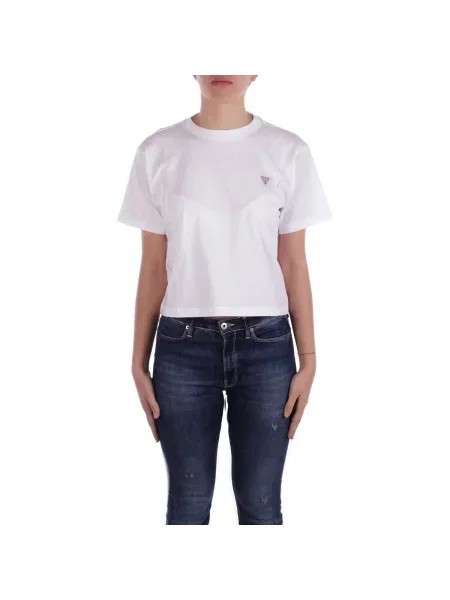 Guess Jeans Póló Regular Fit fehér