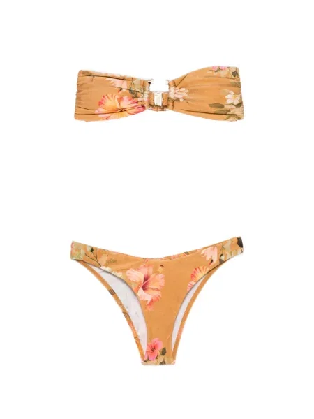 Bikini Zimmermann cu model floral cu imagine din bambus