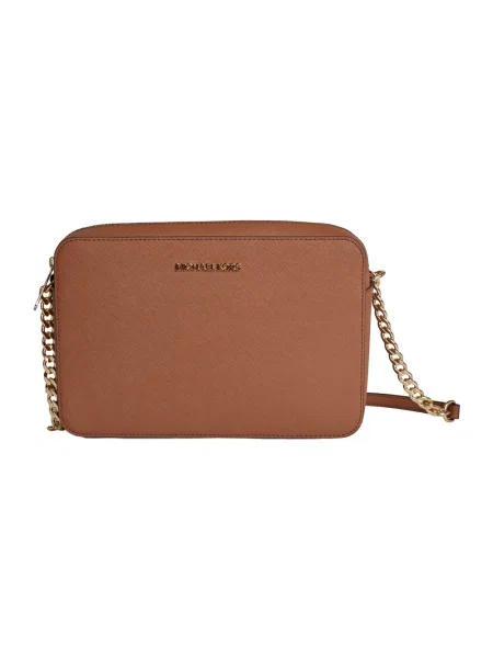 Torebka crossbody Michael Kors skórzana brązowa