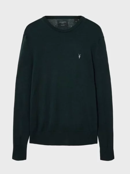 Шерстяной свитер Allsaints зеленый