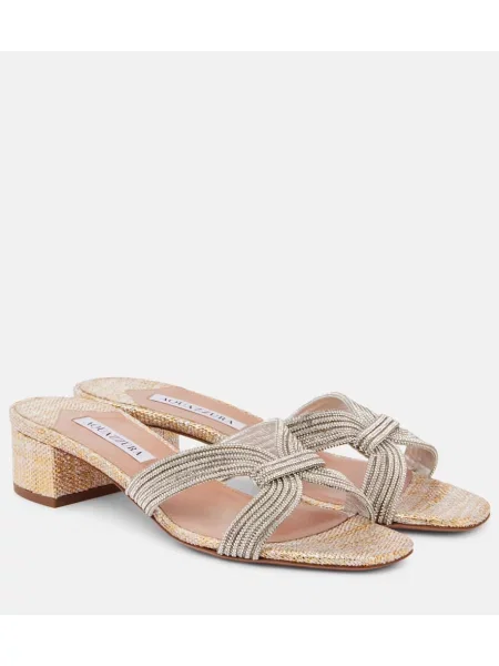 Sandali Aquazzura srebrna