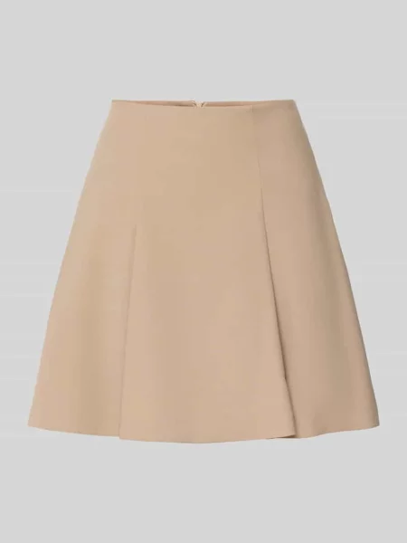 Rozkloszowana Spódnica mini z Dodatek Model RILANDI' Hugo beżowa