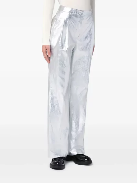 Pantaloni The Garment argintiu