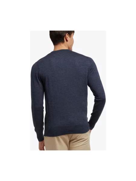 Sweter Brooks Brothers wełniany niebieski