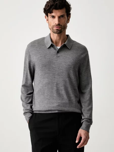 Calvin Klein pulover pentru bărbați din lână gri