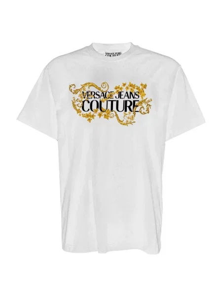 Koszulka polo Versace Jeans Couture biała