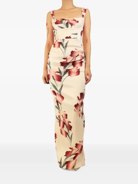 Rochie maxi Rebecca Vallance cu model floral cu imagine
