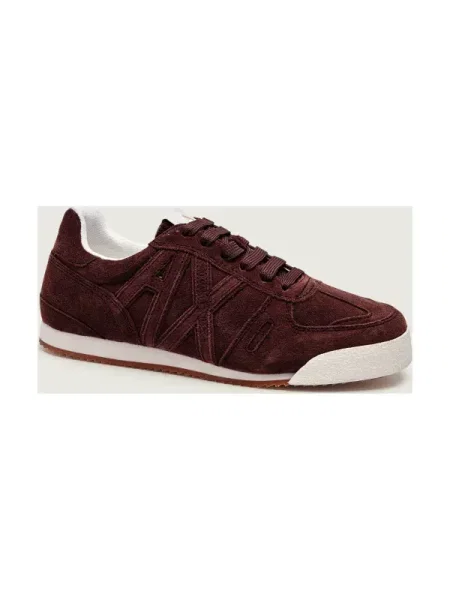 Armani Exchange Sneakers tornacipő | hasított bőr barna