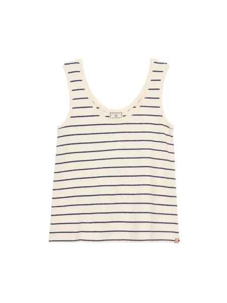 Top Ines De La Fressange Paris beżowy