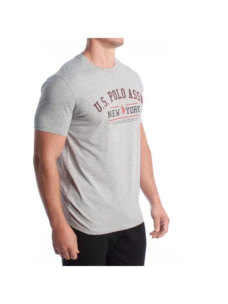 Polo majica Us Polo Assn siva