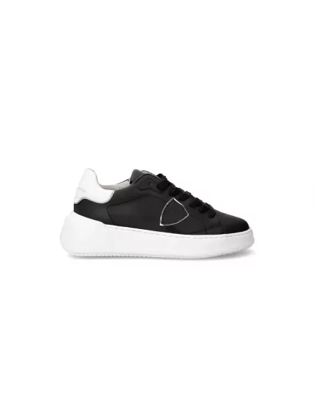 Buty do tenisa Philippe Model skórzane do tenisa czarne