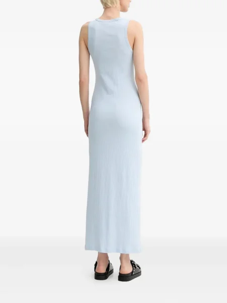 Rochie maxi Munthe fără mâneci albastru