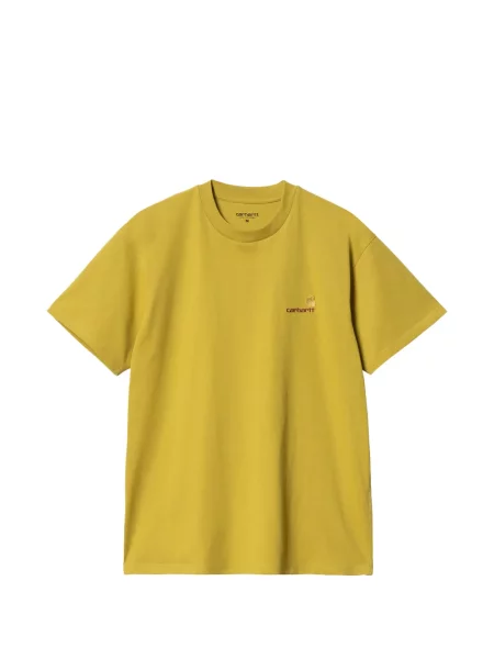 Haftowana koszulka Carhartt Wip żółta