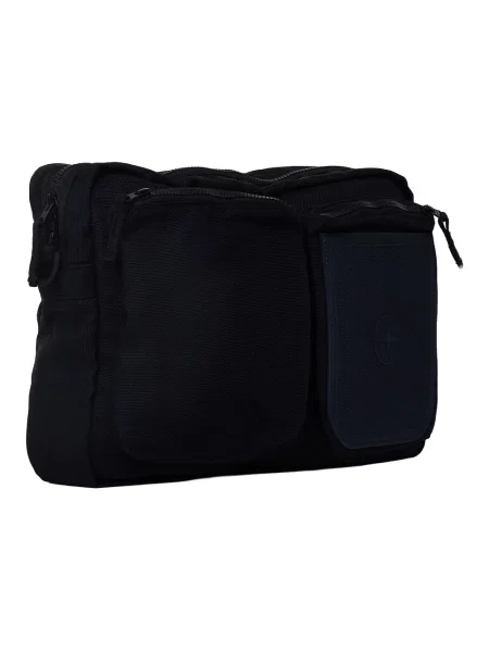 Torba crossbody Stone Island z kamieniami niebieska