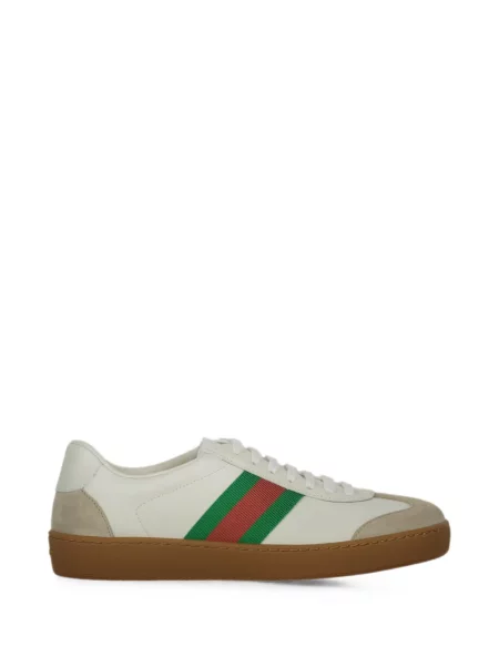 Sneakerși Gucci din piele cu dungi