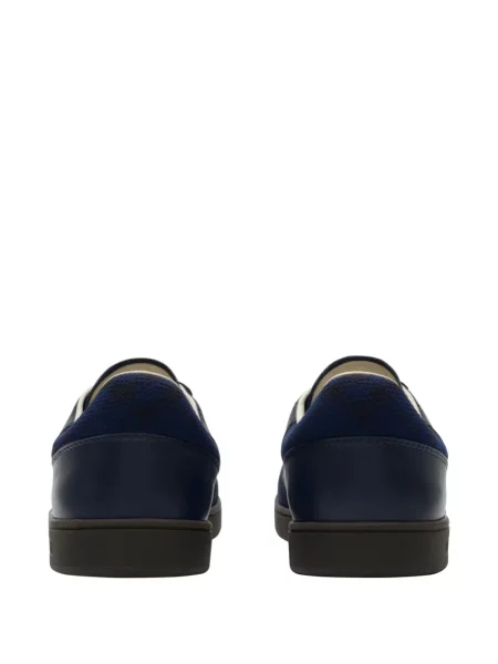 Sneakerși Burberry din piele de căprioară albastru