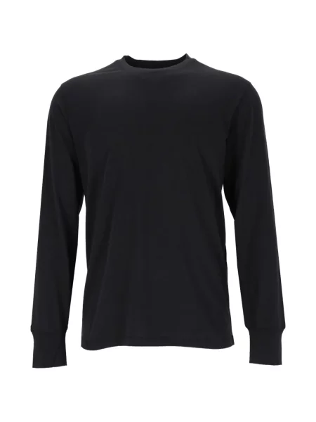 Lung tricou Tom Ford cu decolteu rotund negru