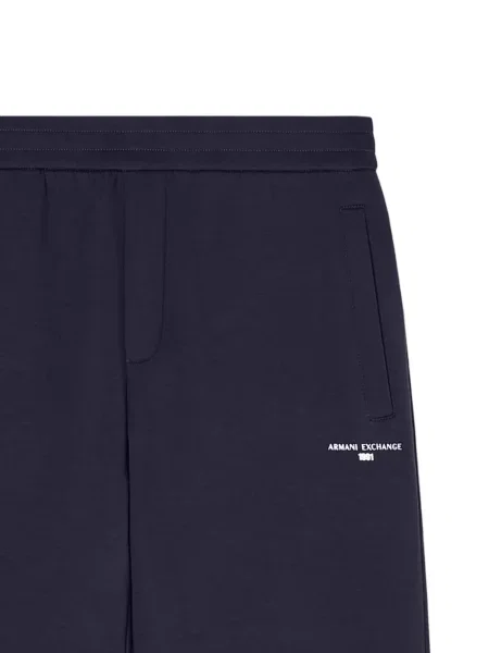Futó nadrág Armani Exchange autogrammal kék