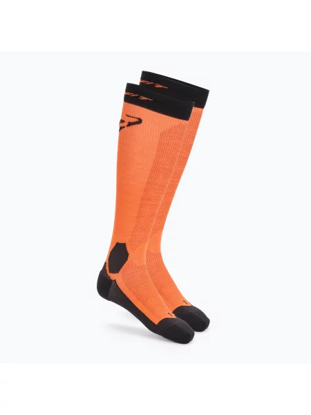 Чорапи за скитуринг DYNAFIT Tour Warm Merino shocking orange оранжево