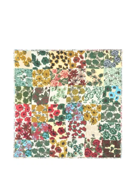 Fular Bimba Y Lola cu model floral verde