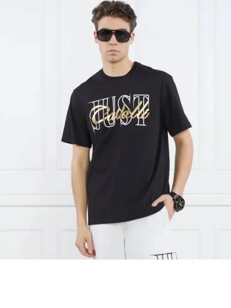 Just Cavalli Tricou negru