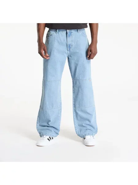 Jeans Dickies Double Knee Denim Pant Light Wash