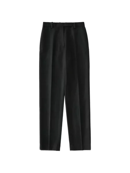 Pantaloni Studio Nicholson de lână negru