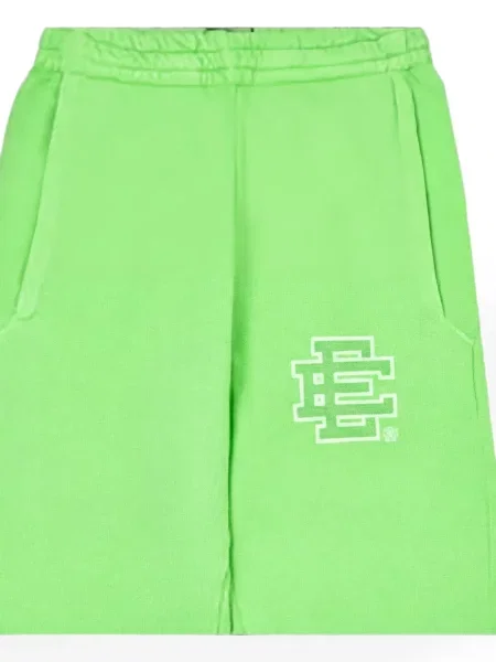 Pantaloni Eric Emanuel cu imagine alergare verde