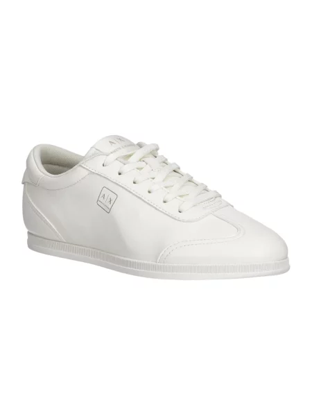 Sneakersy Armani Exchange skórzane białe