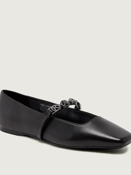 Karl Lagerfeld Balerini negru