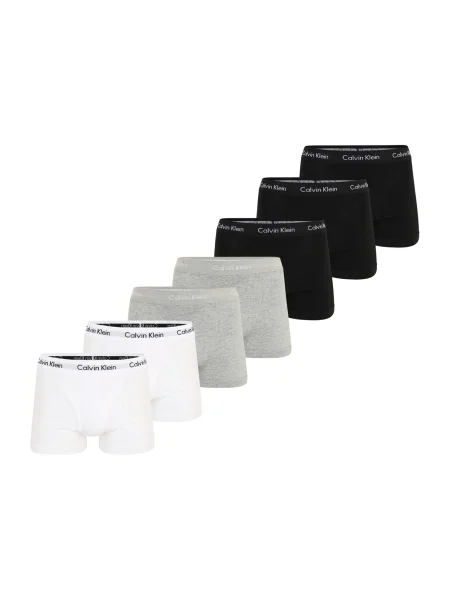 Calvin Klein Underwear Boksarice pegasto siva / črna bela