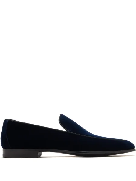 Pantofi loafer Magnanni din piele de căprioară albastru