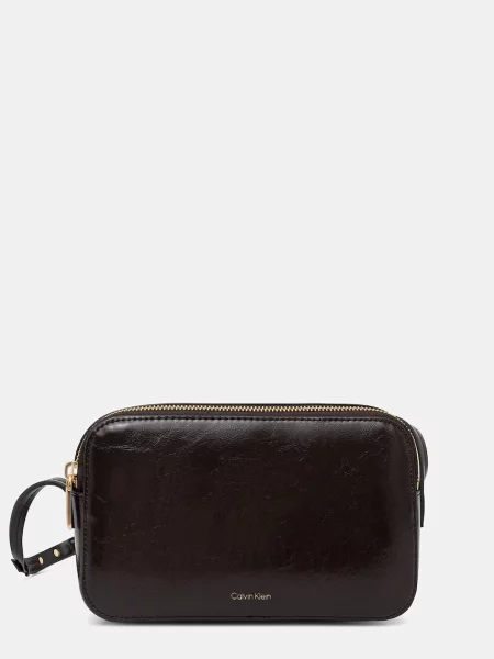 Calvin Klein geantă crossbody pentru femei maro
