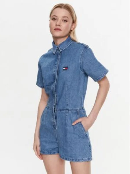 Tommy Jeans Salopetă albastru
