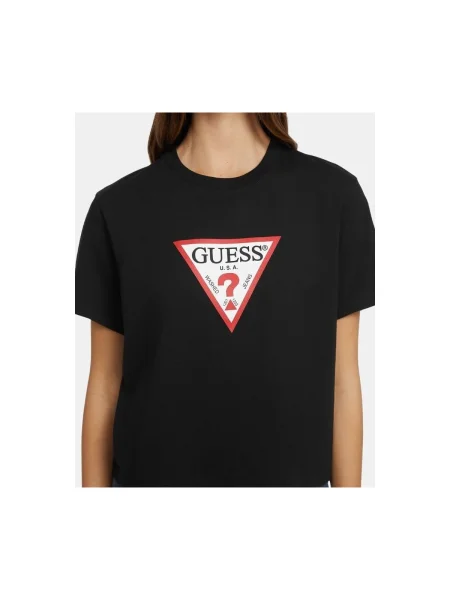 Guess Jeans Tričko čierna