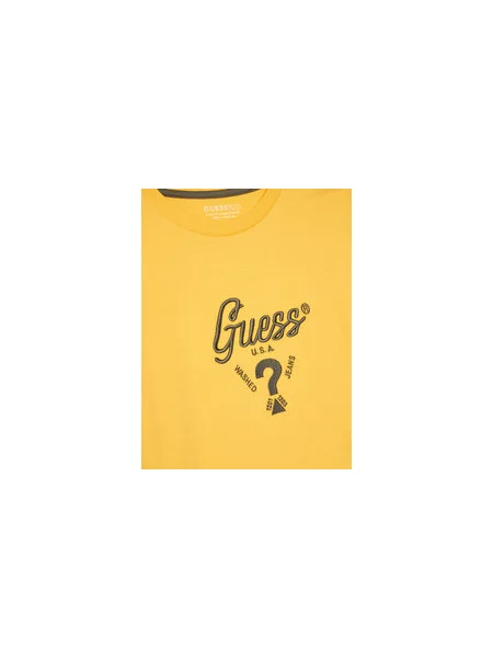 Guess T-shirt Relaxed Fit žuta