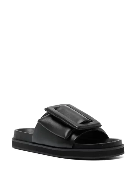 Sandale Senso din piele cu cataramă negru