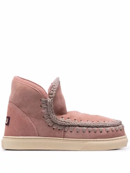 Cizme scurte Mou slip-on roz