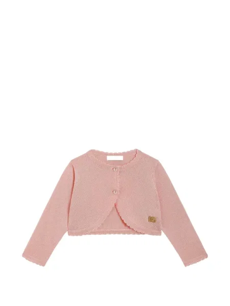 Kardigan dziecięcy Dolce And Gabbana różowy