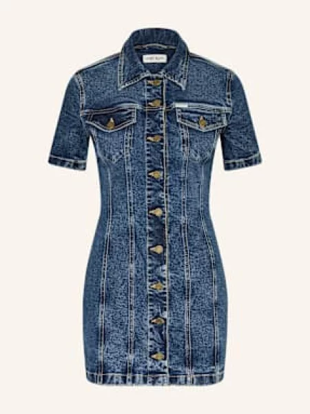 Guess Jeans Sukienka Jeansowa blau niebieska