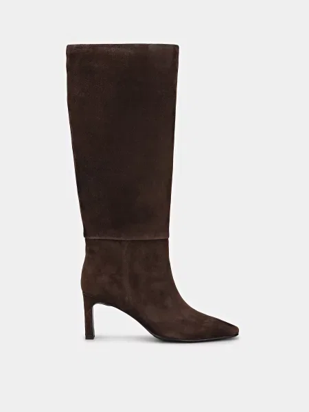 Замшеві Чоботи Braska темно-коричневий коричневі