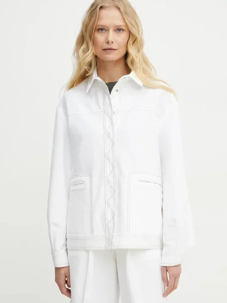 Max Mara Leisure rövid kabát átmeneti fehér