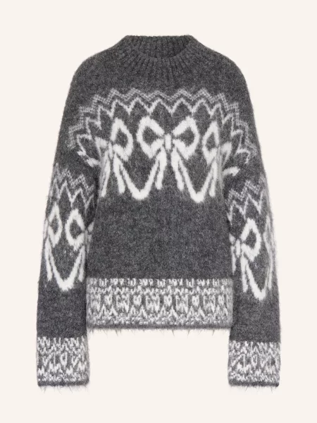 Mrs & Hugs Sweter Z Alpaki grau