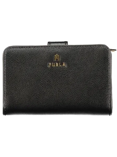 Usnjena denarnica Furla črna