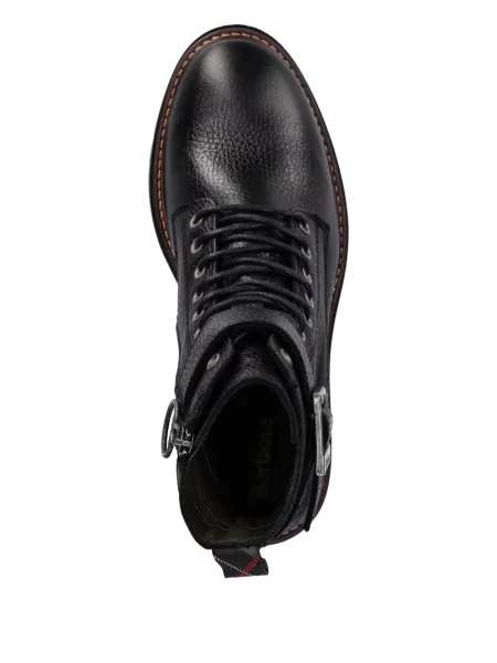 Боти Barbour с връзки с дантела черно