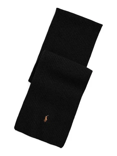 Volnen šal Polo Ralph Lauren črna