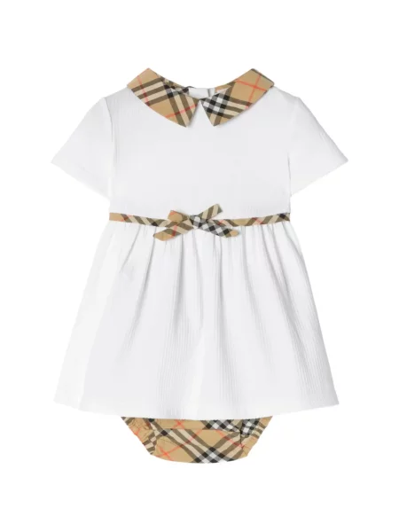 Sukienka dziecięca Burberry biała