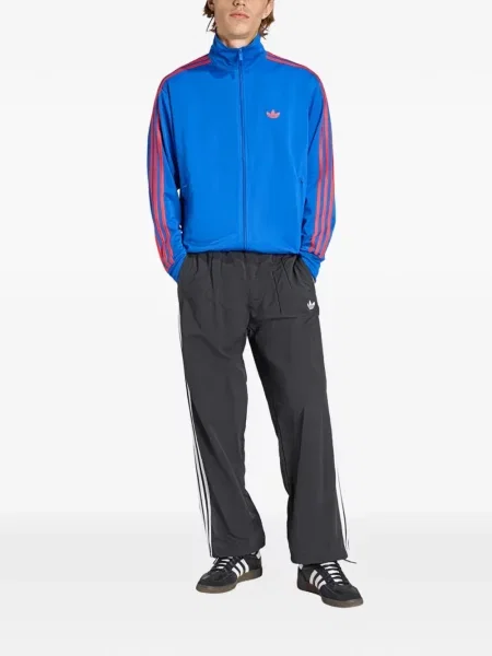 Pantaloni scurți Adidas cu autograf alergare cu imprimeu geometric albastru