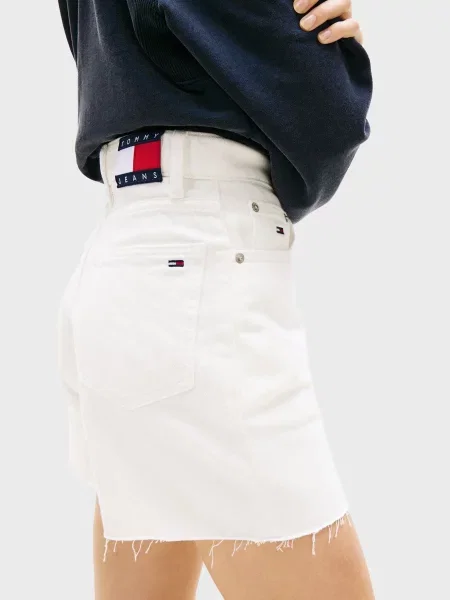 Джинсовые шорты Tommy Jeans белые