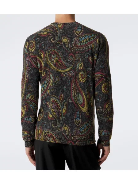 Pulover Etro de lână cu model paisley
